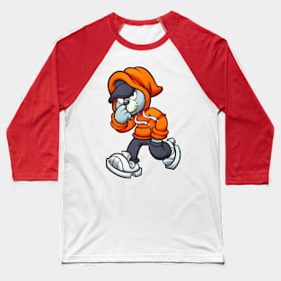 Hooded Bear Baseball T-Shirt